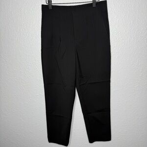 Zara Black Pants with pleating size 6 -cp‎
